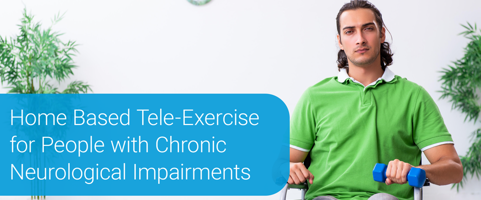 Participant in tele-exercise