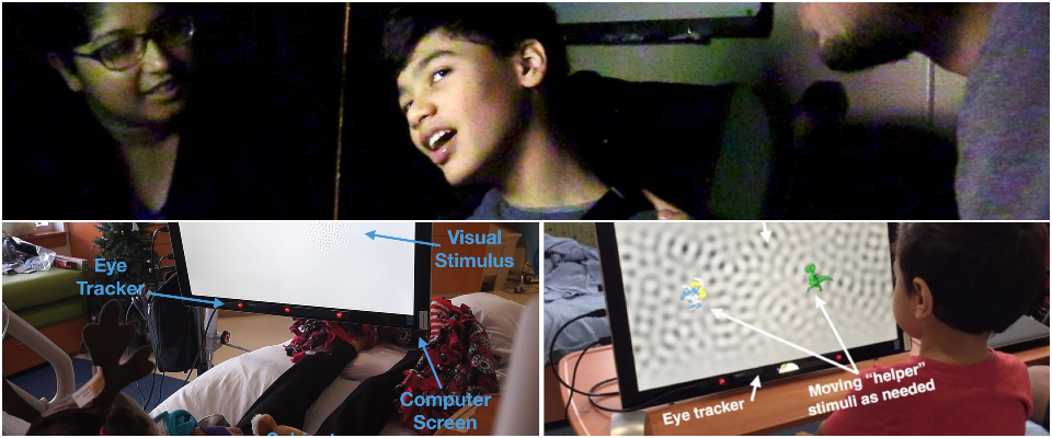 Photos of eye tracking system