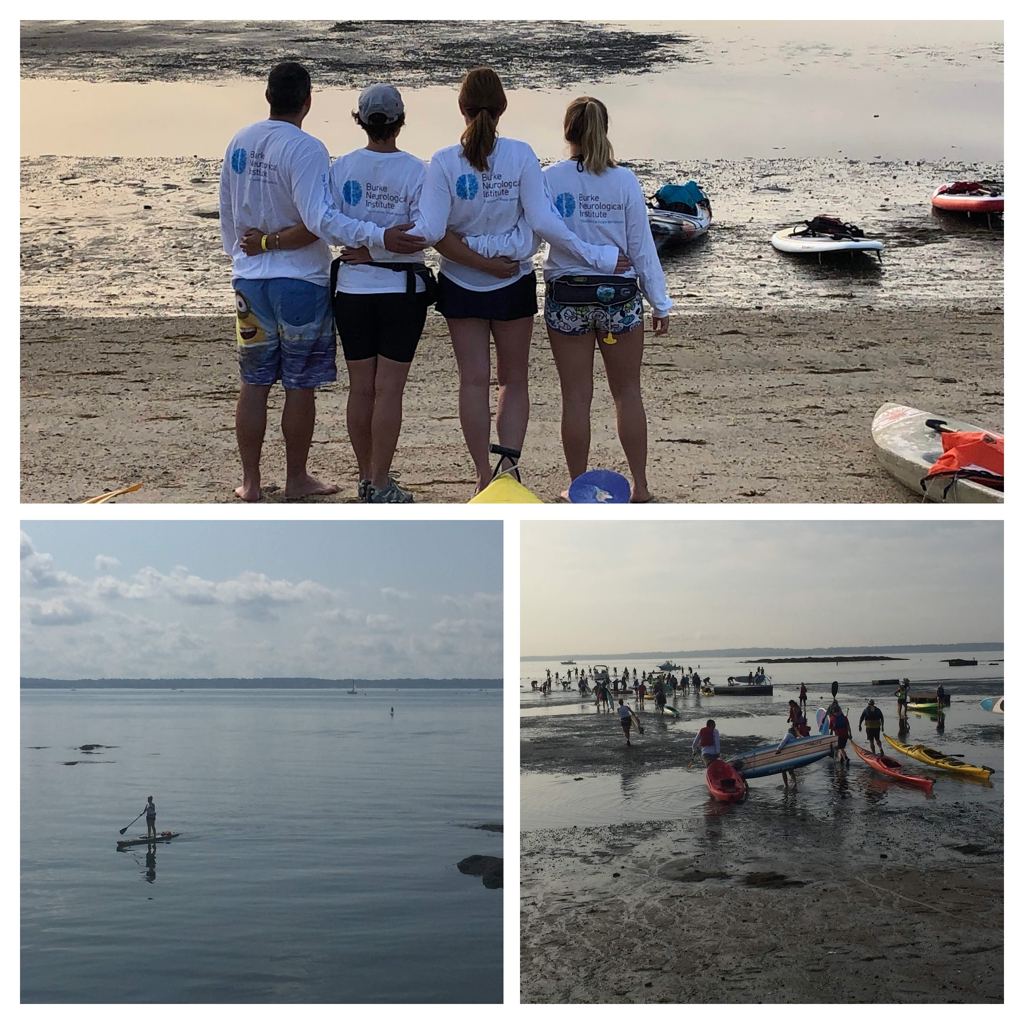 Collage of paddle event