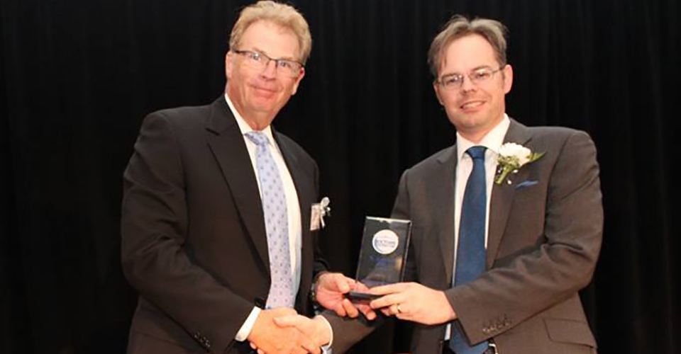 Westfair Communications honored Burke Neurological Institute’s Dr. N. Jeremy Hill. 